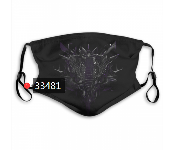 2021 NBA Los Angeles Lakers #24 kobe bryant 33481 Dust mask with filter->nba dust mask->Sports Accessory